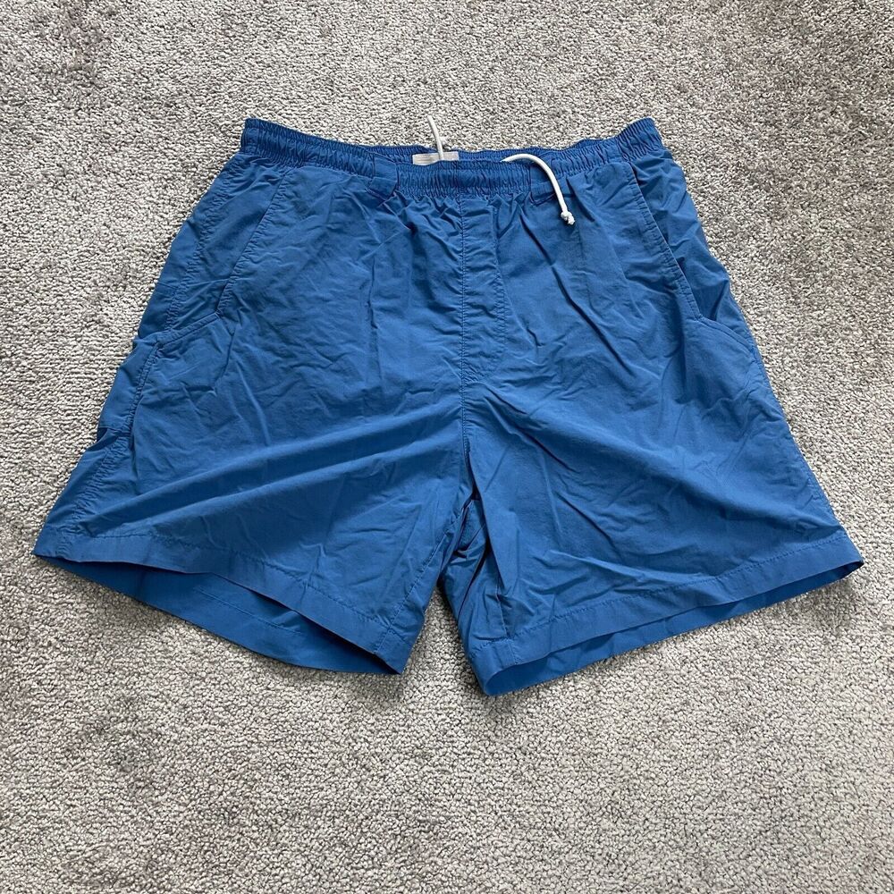 Columbia PFG Backcast Water Shorts Mens Small Blue Nylon Elastic Waist